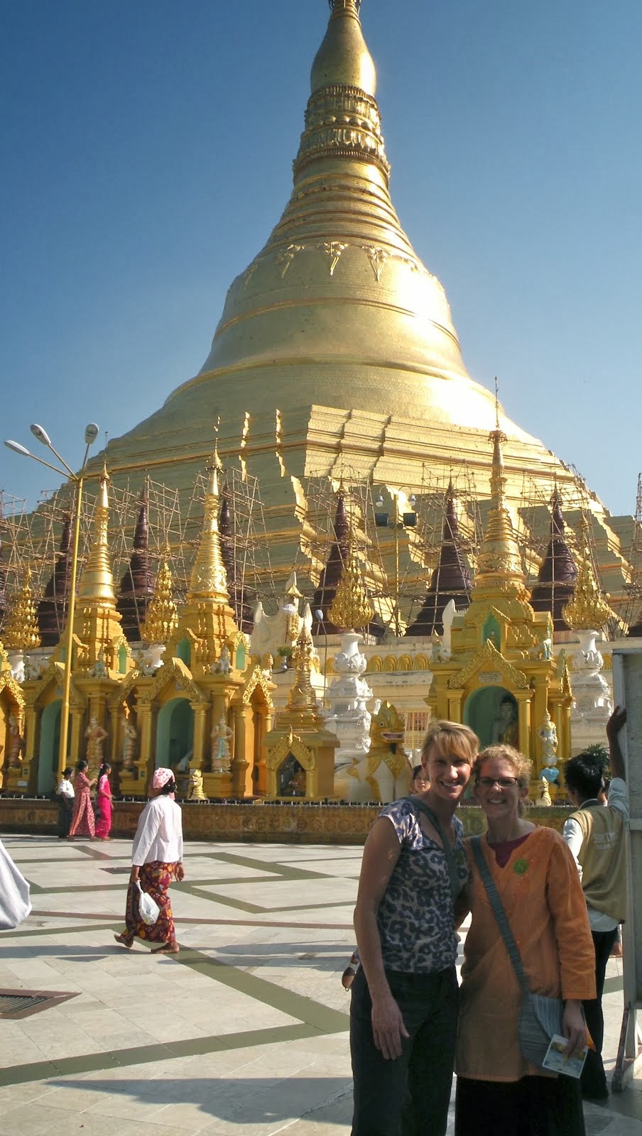 I Finally Made It There!  Golden Pagoda - Yangon, Burma