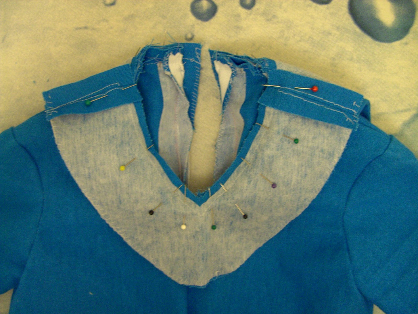 How to Make a Dress Part 11 Attaching the Collar and the Bow