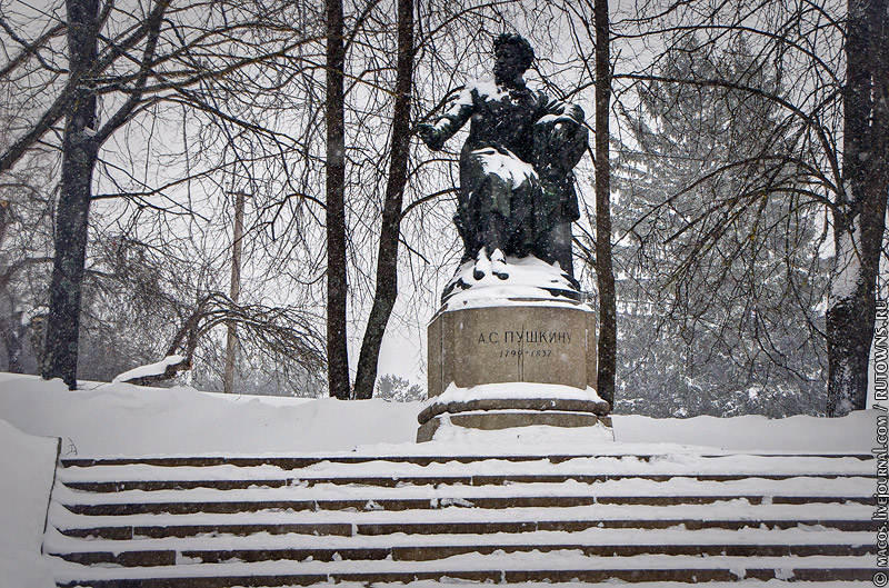 Зима в пушкинских горах Зима в пушкинских горах