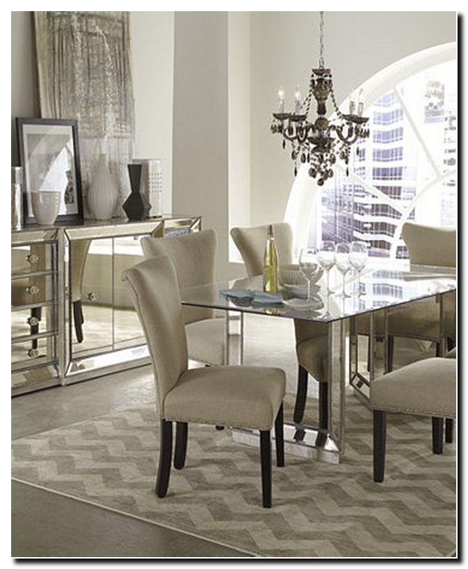 Mirrored Dining Room Set