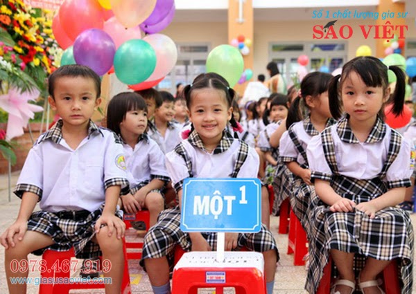 Gia sư lớp 1 Hà Nội - Sao Việt cung cấp 1 đội ngũ gia sư chuyên trách, dạy đảm bảo chất lượng cho các em học sinh lớp 1.