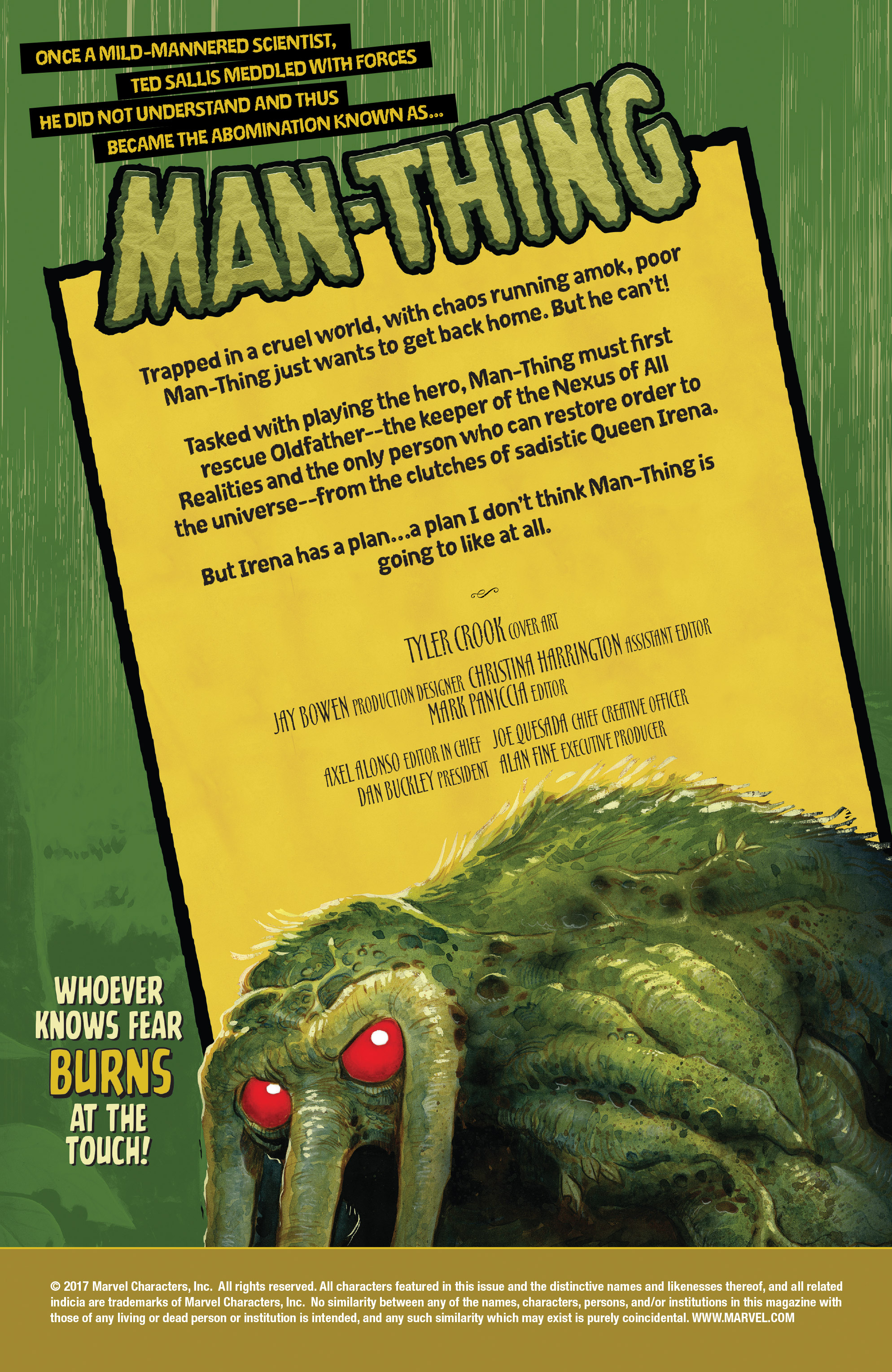 Read online Man-Thing (2017) comic -  Issue #5 - 2