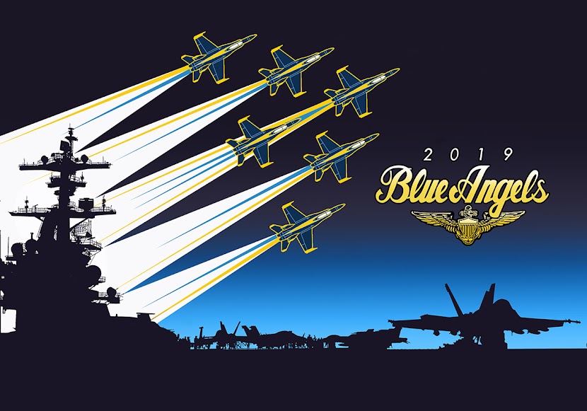 Blue Angels 2019 Yearbook cover