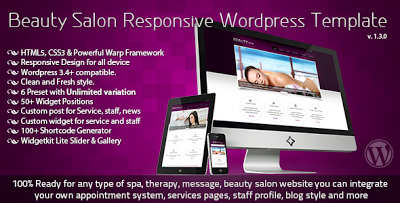 BeautySalon Wordpress Theme