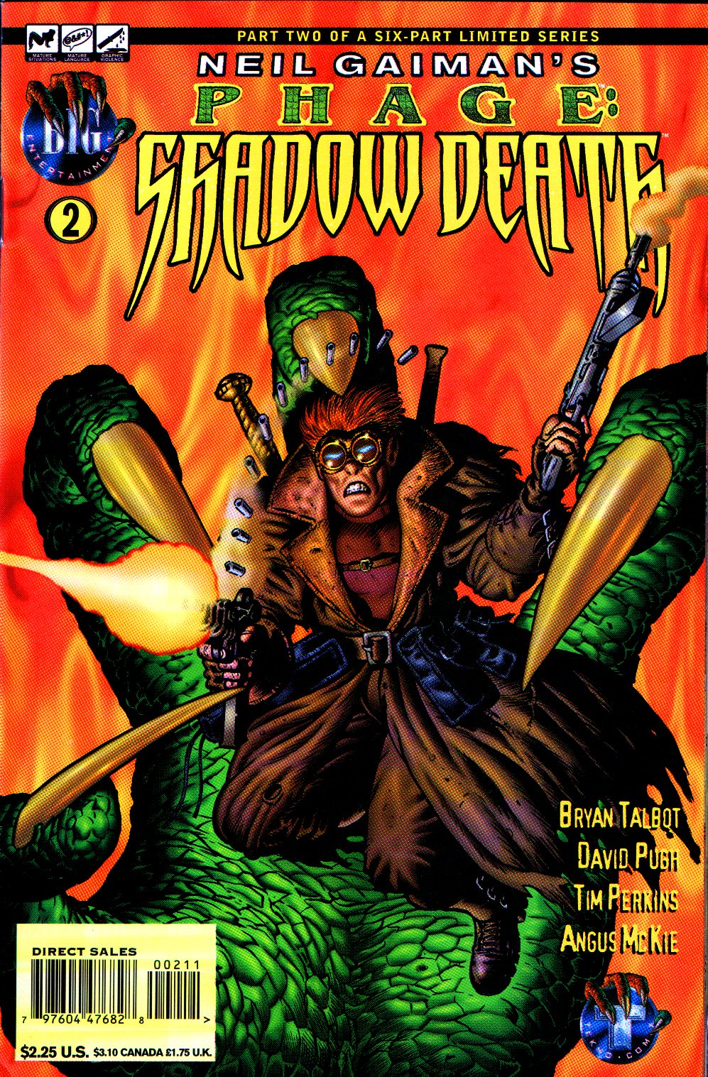 Read online Neil Gaiman's Phage: Shadow Death comic -  Issue #2 - 1