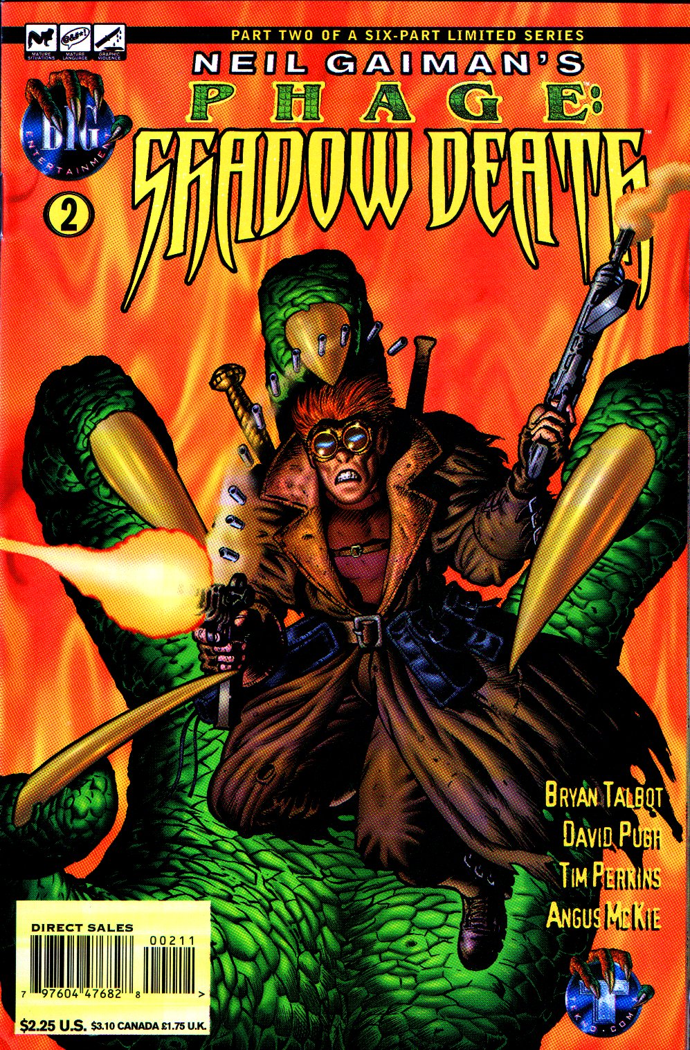 Read online Neil Gaiman's Phage: Shadow Death comic -  Issue #2 - 1