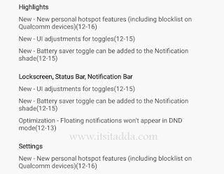 The Change log of MIUI Developer Version 6.12.15 The Change log of MIUI Developer Version 6.12.15