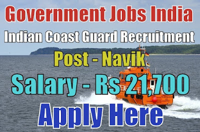 Indian Coast Guard Recruitment 2019