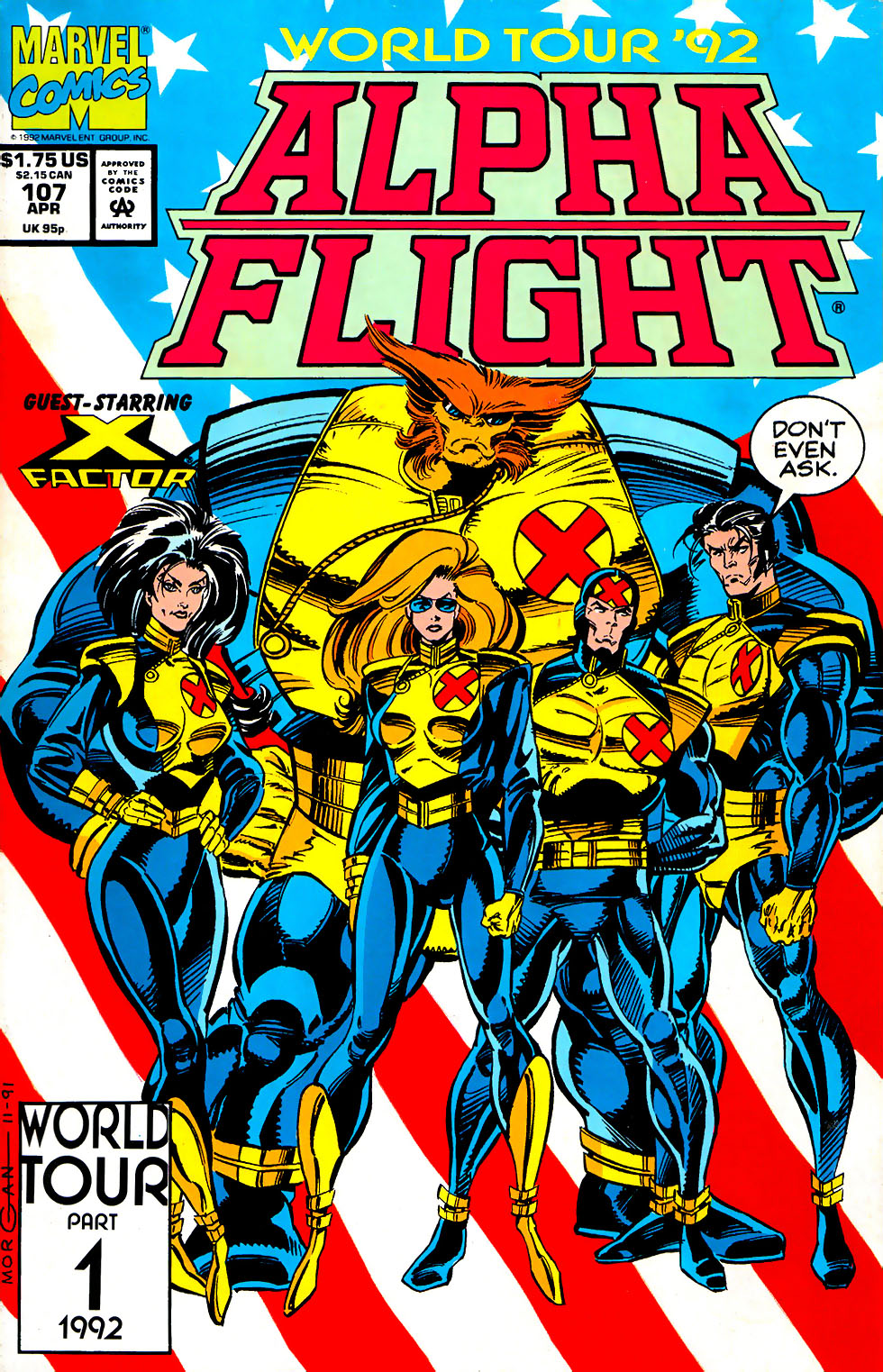 Read online Alpha Flight (1983) comic -  Issue #107 - 1