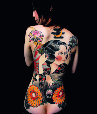 Tatuaje femenino japonés