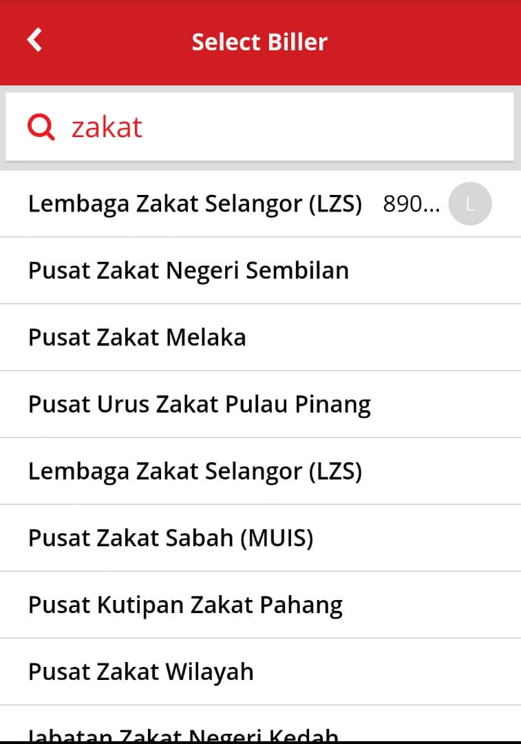 Bayar fitrah online selangor