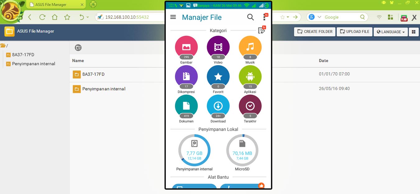 Cara Memindahkan Data Android Ke Komputer Tanpa Kabel Dengan Asus File