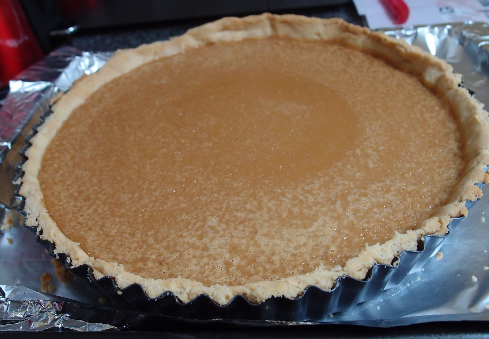 The Caked Crusader Caramel custard tart