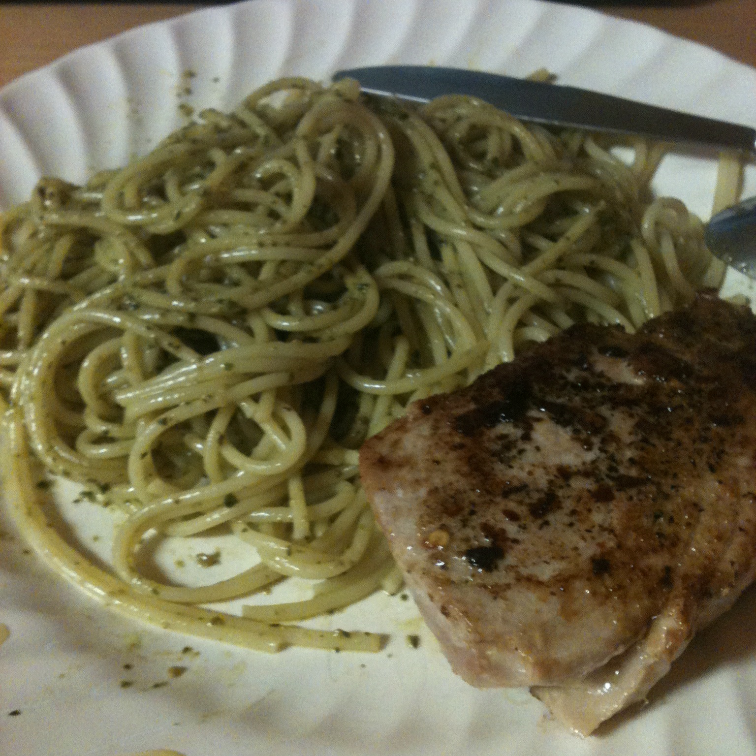 Finding Delicious Tuna Steaks and Pasta
