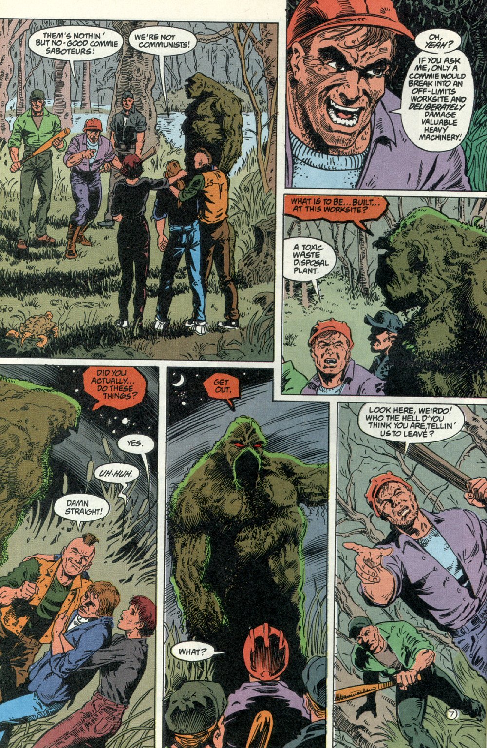 Read online Swamp Thing (1982) comic -  Issue #121 - 8