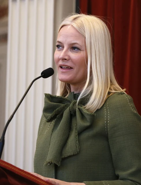 Crown Princess Mette-Marit of Norway attended opening of the Global Health and Vaccination Research (GLOBVAC) conference