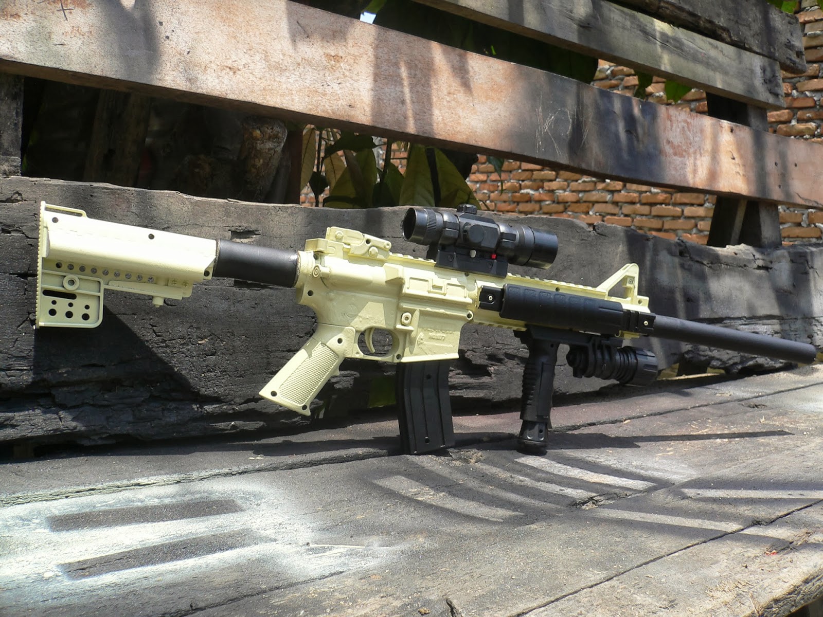 JUAL AIRSOFT GUN M4 HUNTER CUSTOOM Grosir dan Online shop Airsoft