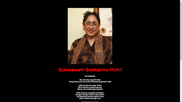 Hacker retas situs PDIP Deliserdang Menanggapi Puisi Sukmawati Soekarno Putri 