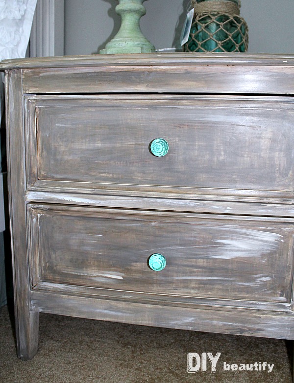 driftwood painted dresser