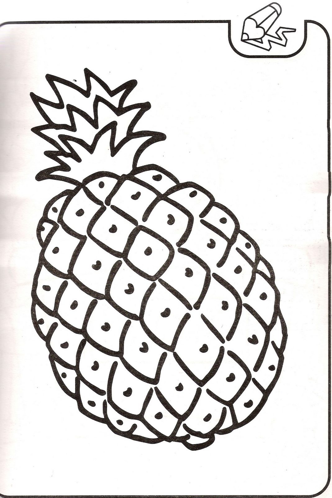 Dibujos de pina para colorear - Imagui
