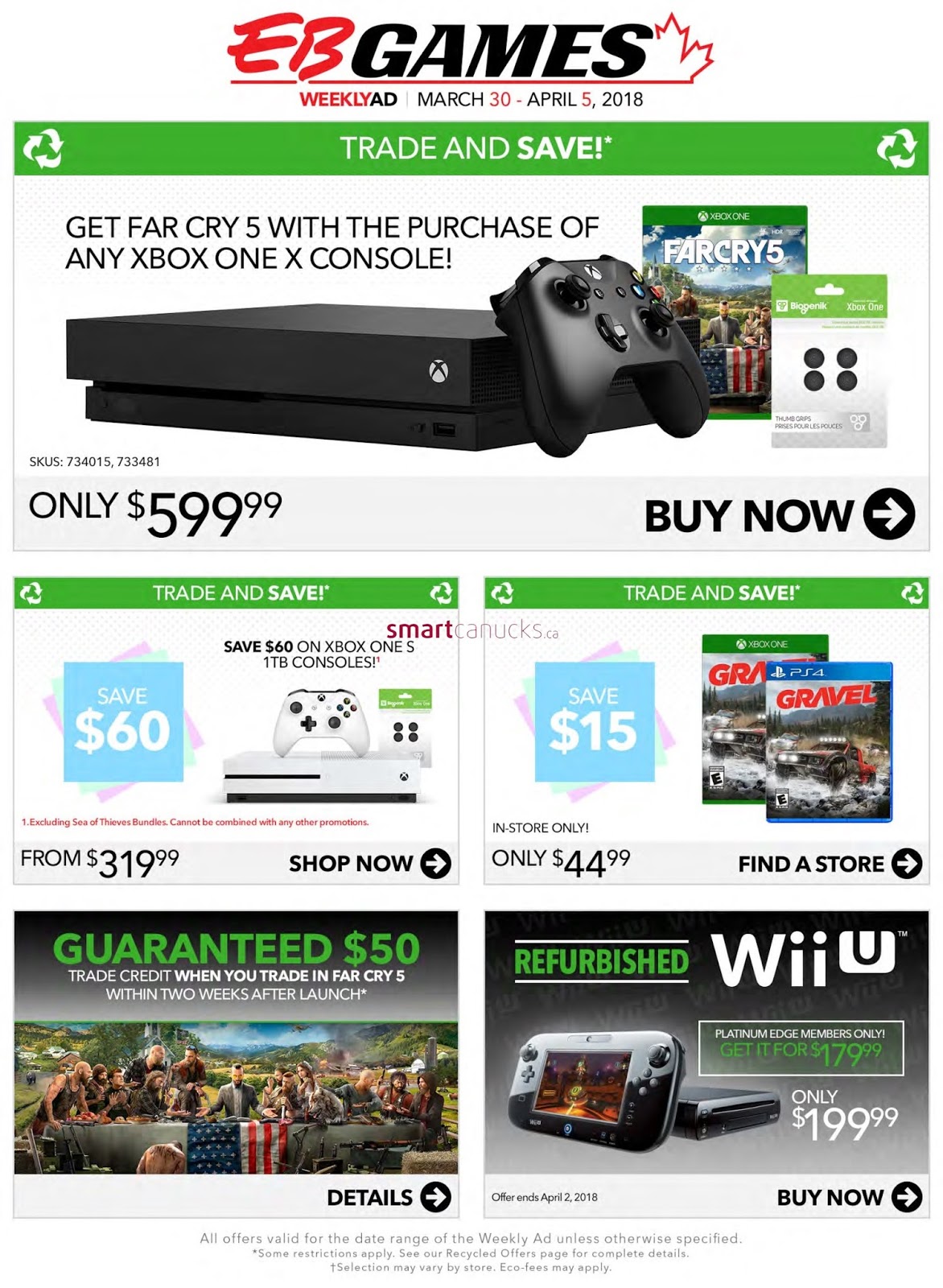 eb games weekly flyer and circulaire march 30 april 05 2018 eb games flyer black friday