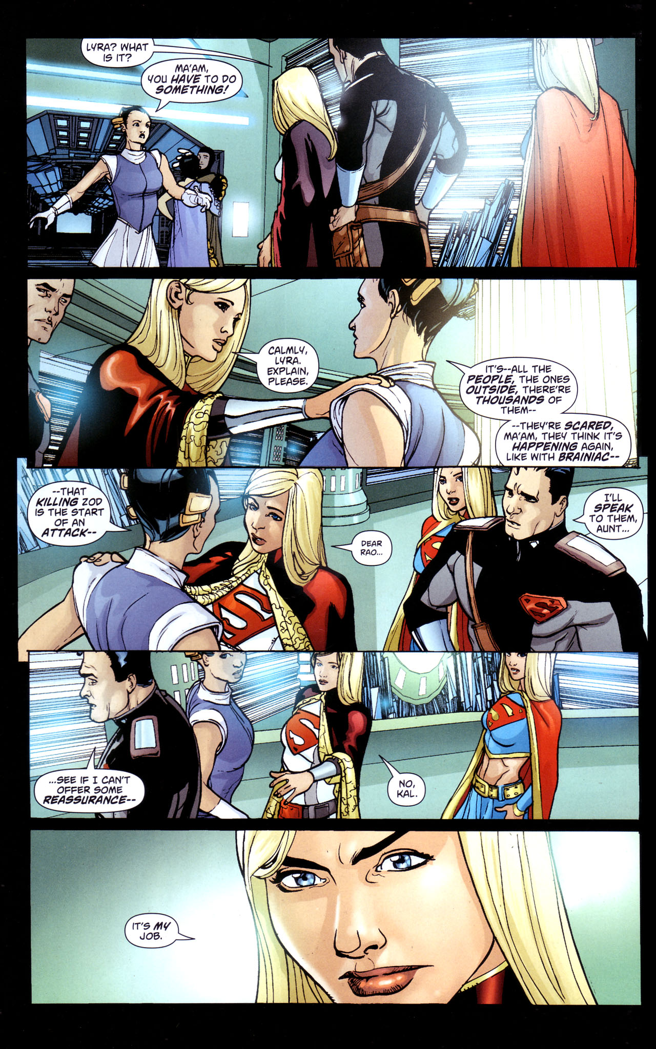 Read online Superman: World of New Krypton comic -  Issue #6 - 12