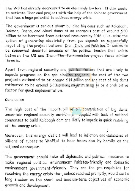 Energy Crisis of Pakistan English Essay for Test Preparation