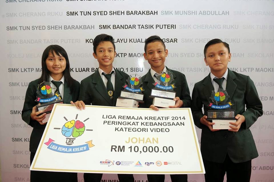 Pemenang Liga Remaja Kreatif 2014 : SMK Luar Bandar No.1 Sibu Sarawak