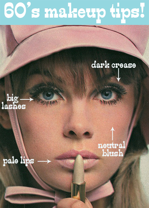 virksomhed udendørs Stænke Oh So Lovely Vintage: 60's makeup tips!