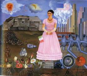 FridaKahlo-Self-Portrait-on-the-Border-Line-Between-Mexico-and-the-United-States-1932