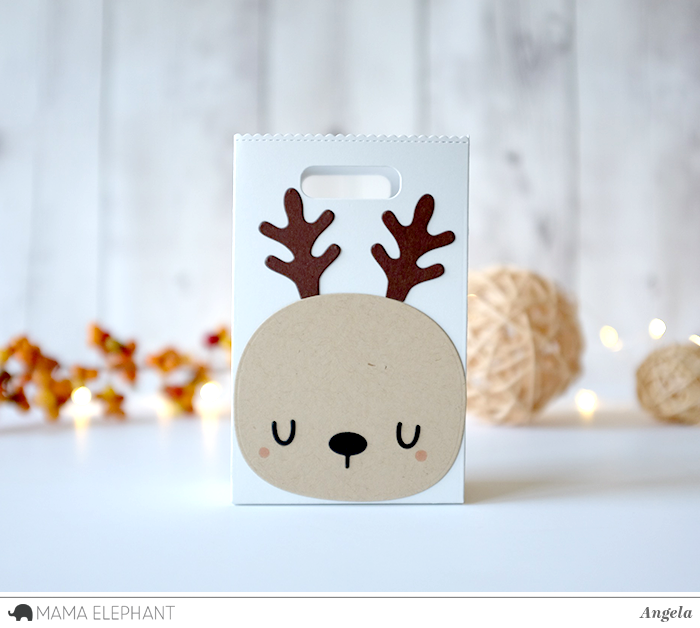 Mama Elephant Favor Bag Accessory - Snow Deer  ̹ ˻