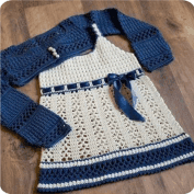 Vestido a Crochet Vestido de Bebe