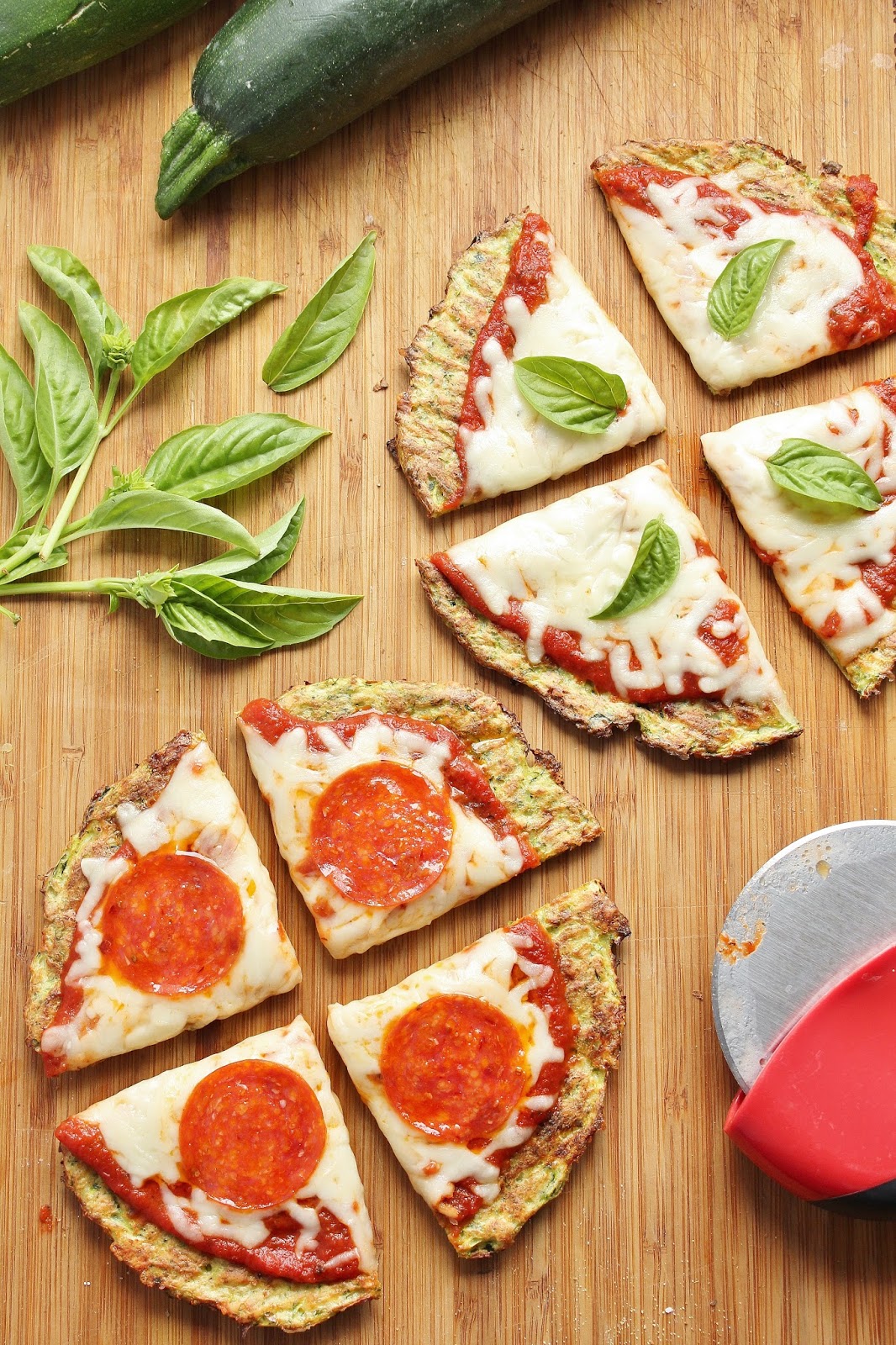 Zucchini Crust Pizza