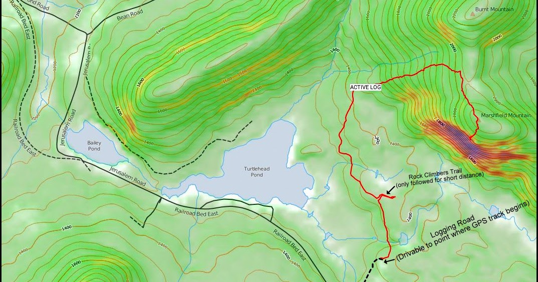 1HappyHiker A Trek to Marshfield Ledge near Marshfield, VT