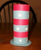 How to make an Uncle Sam hat craft for Kids