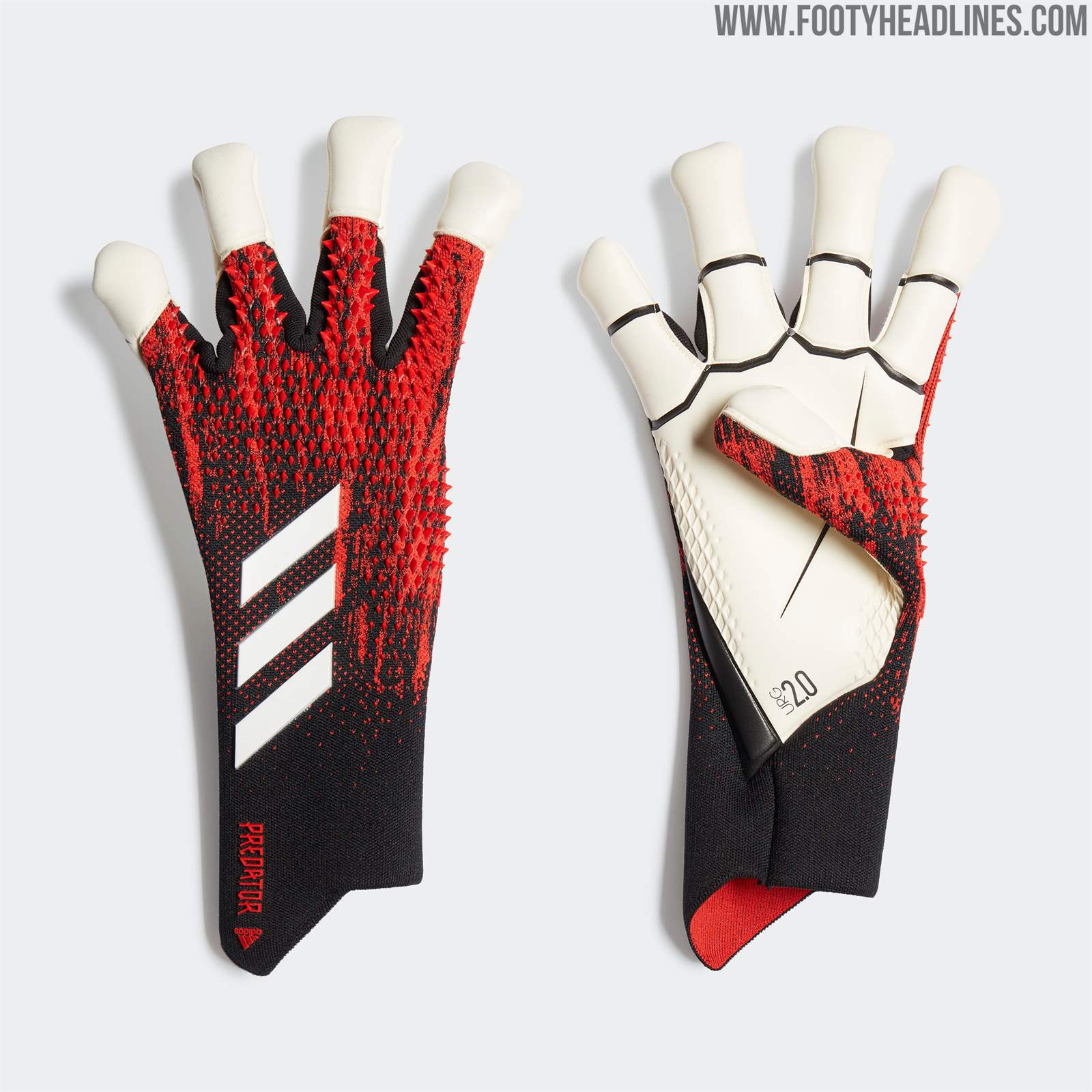 Nike Copy? All-New Strapless Adidas Predator 20 Goalkeeper Gloves Released - Extra Latex Version