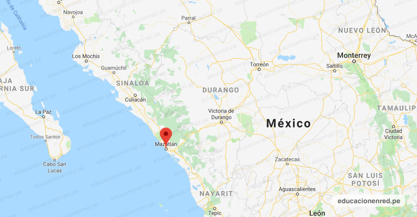 Temblor en México de Magnitud 4.1 (Hoy Martes 26 Mayo 2020) Sismo - Epicentro - Mazatlán - Sinaloa - SIN. - SSN - www.ssn.unam.mx