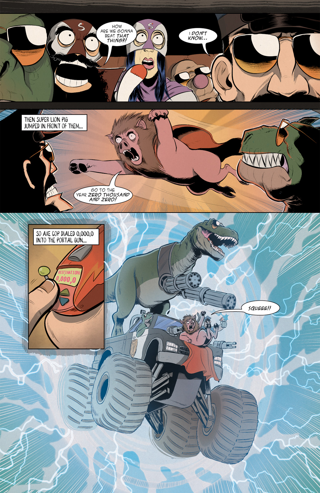 Read online Axe Cop: Bad Guy Earth comic -  Issue #2 - 21