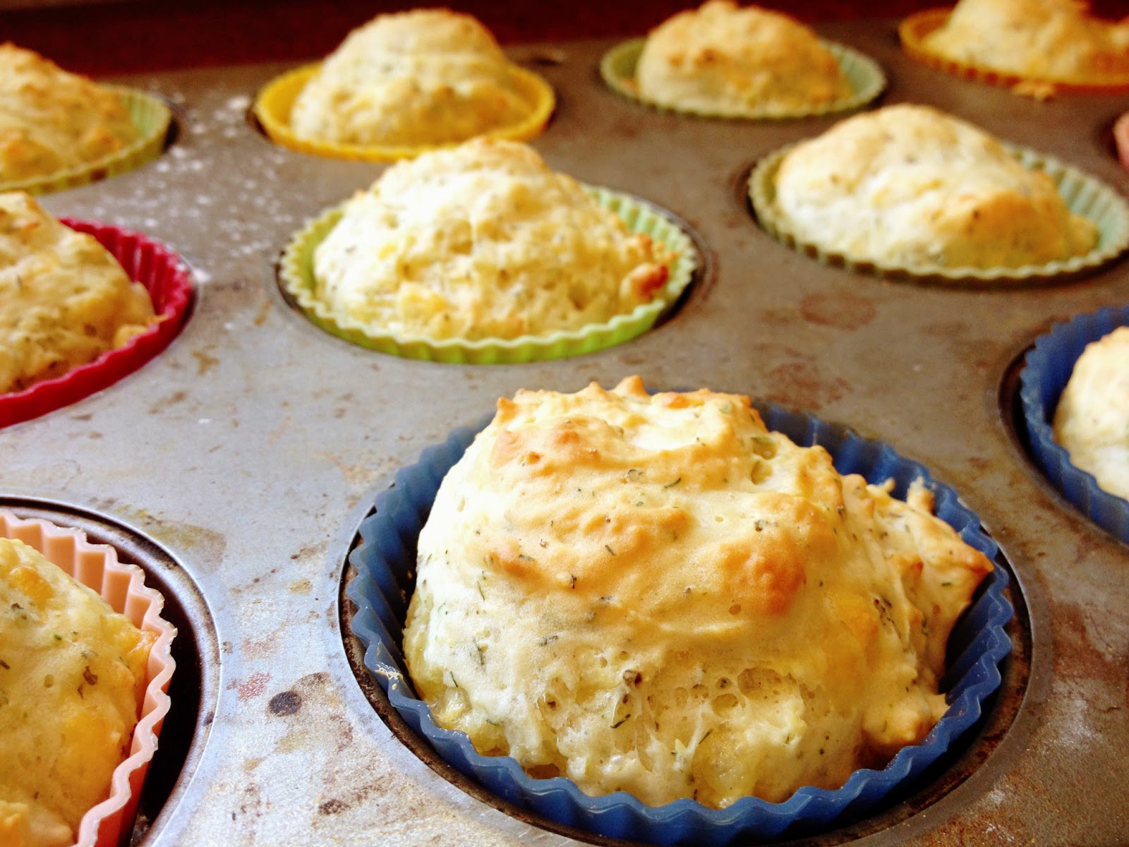 Sister Spoon: Cheese-Herb Biscuit Cups
