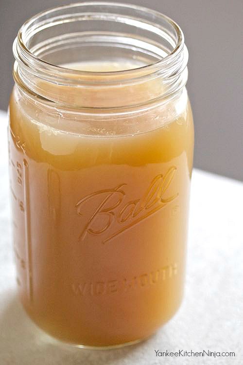 Slow cooker chicken stock Yankee Kitchen Ninja