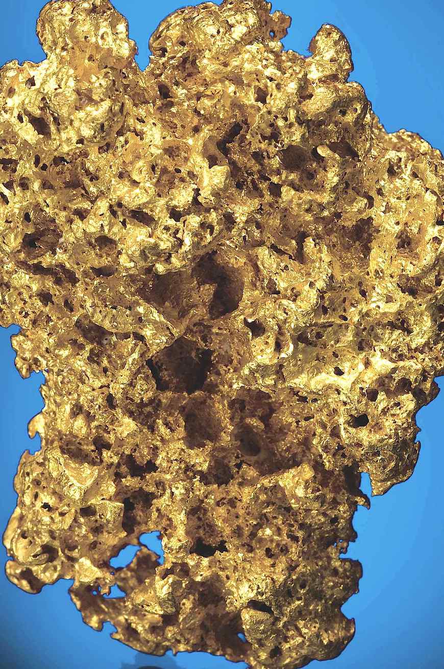 solidified natural gold Photo of solidified natural gold