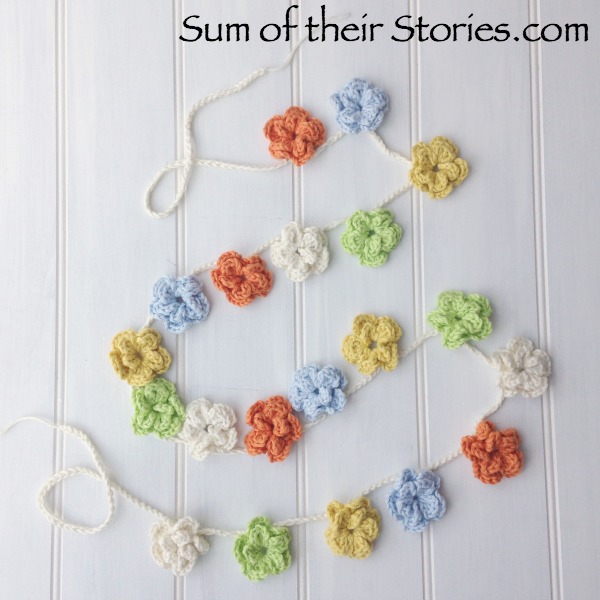 Crochet Flower Garland Sum of their Stories