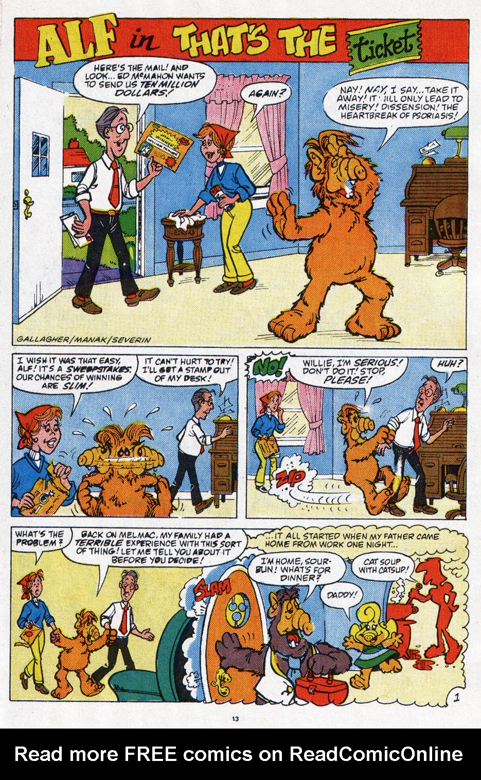 Read online ALF comic -  Issue #6 - 10
