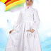 Baju Muslim Putih Anak Perempuan