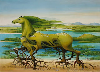 el-mundo-del-arte en-pintura-surrealista pinturas-surrealistas-caballos