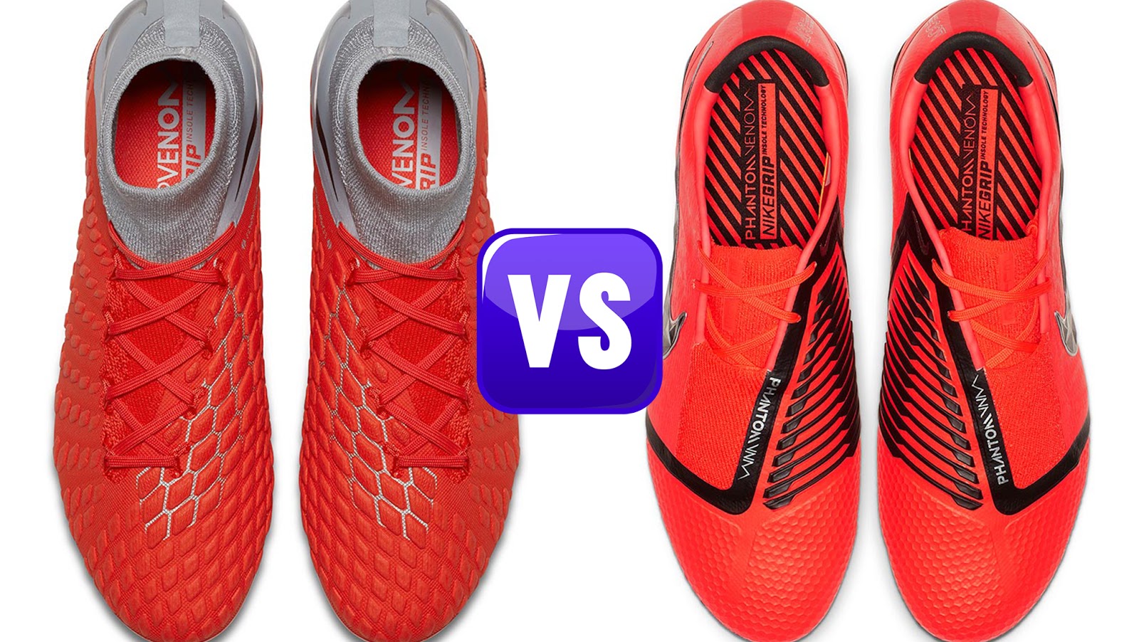 zak Bewolkt Lengtegraad Discontinued Nike Hypervenom vs All-New Nike Phantom VNM Boots - Footy  Headlines