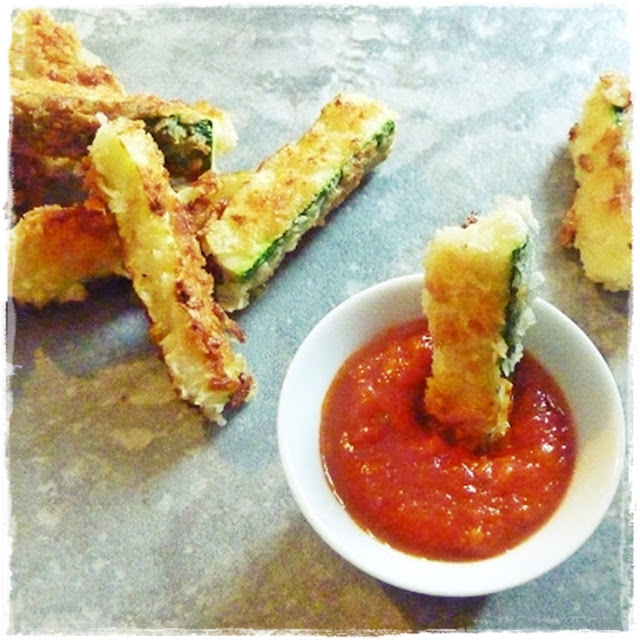 panko crusted zucchini