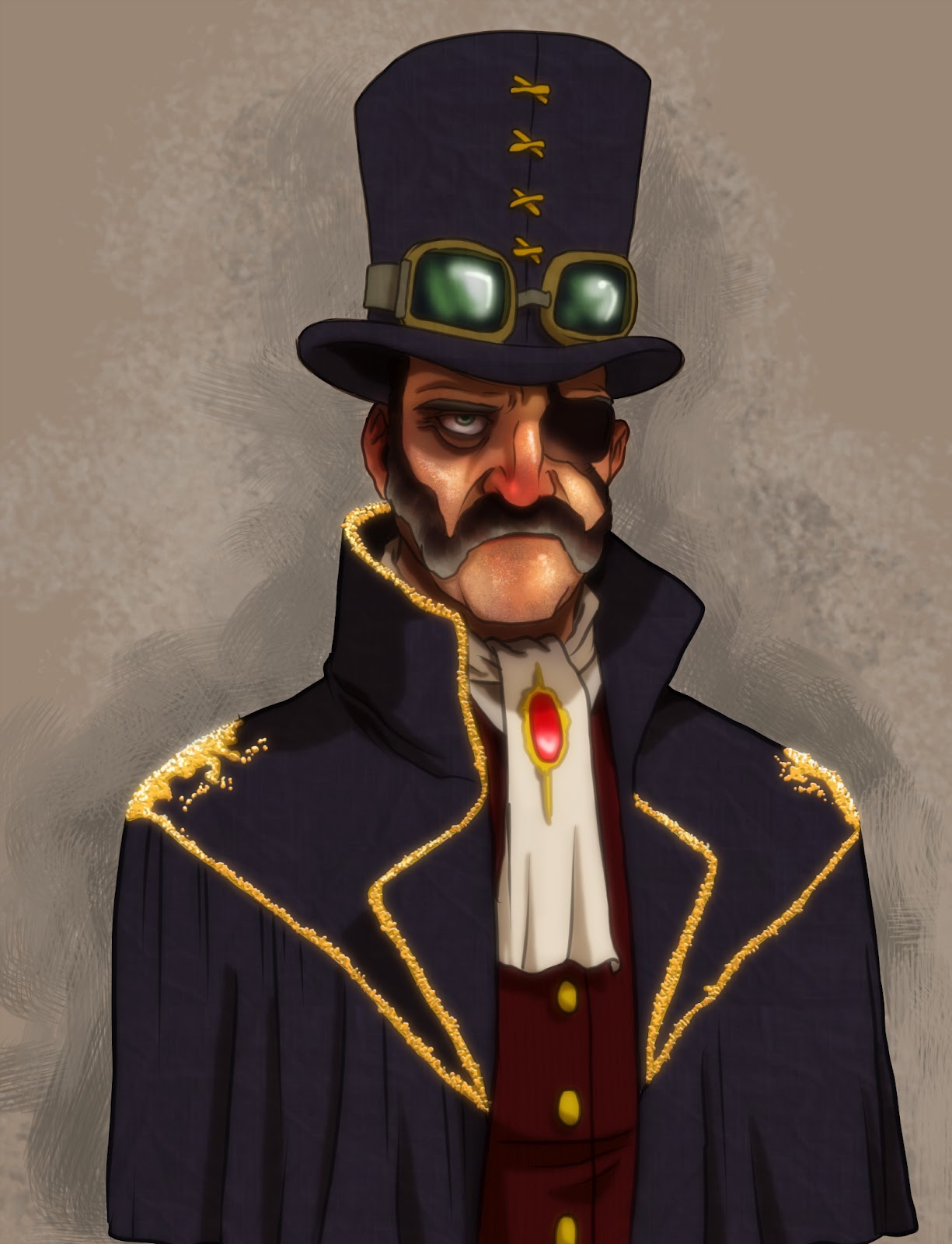 joma santiago: Steampunk character designs!