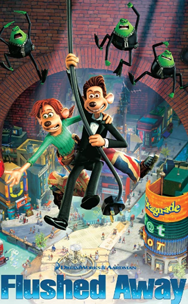 Flushed Away 2006 Dual Audio Hindi 400MB BluRay 720p HEVC x265