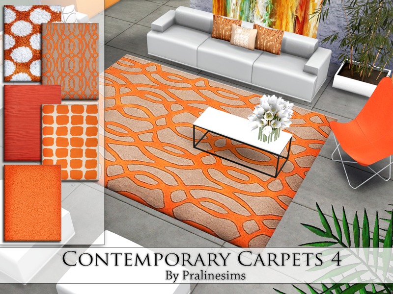 Sims 4 CC's The Best Rugs by Pralinesims